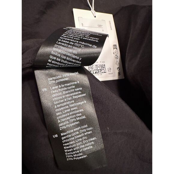 NWT COS RACER-NECK MIDI DRESS BLACK SIZE 2 - Picture 10 of 10